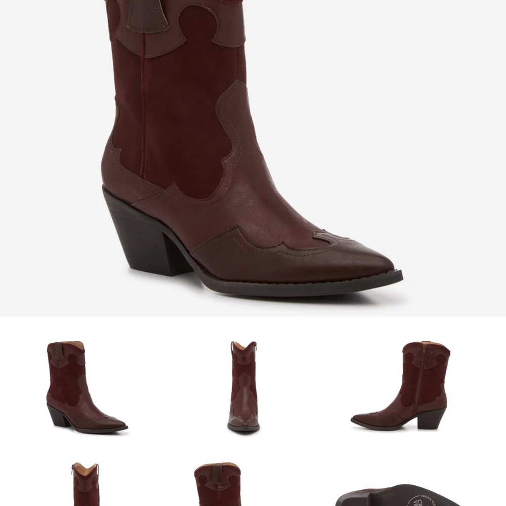 Women's Brown Crown Vintage Izzie Western Booties / Cowboy Boots